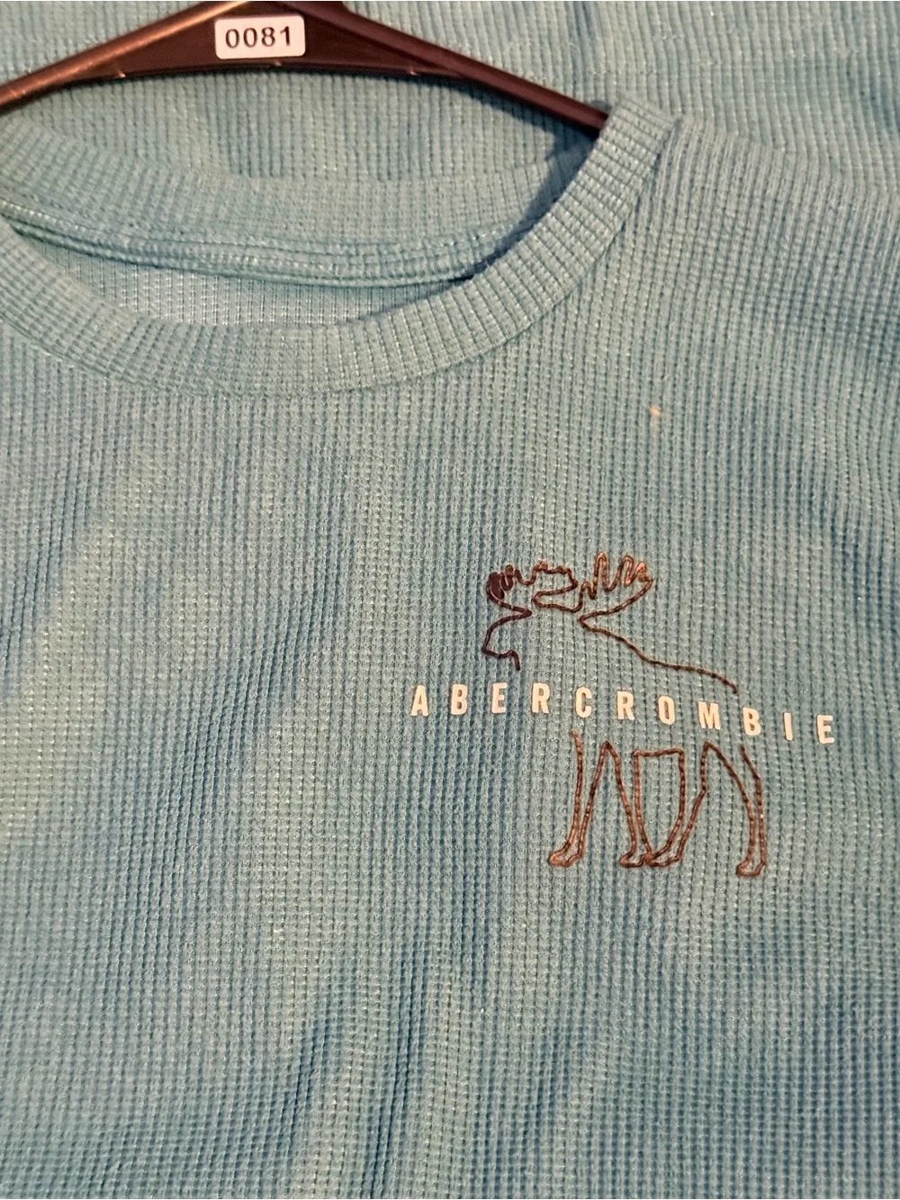 Abercrombie & Fitch piece sleeve moose